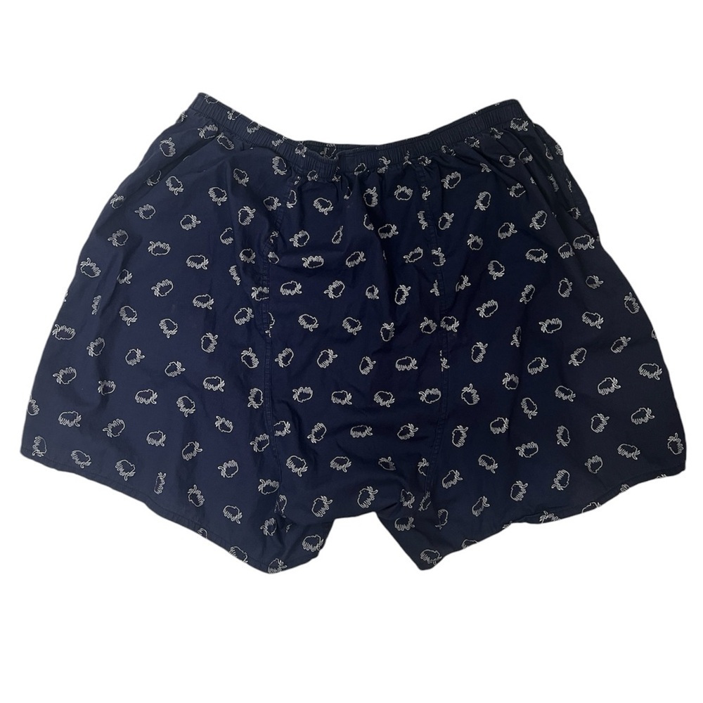 Sleepy Jones for Harry's Victor Boxer Mammoth Elephant Print Navy White Sz XL